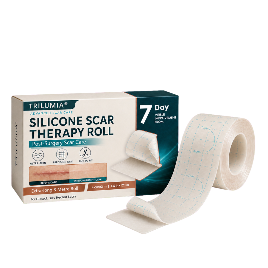 Cut-to-fit silicone roll with a printed removable grid backing