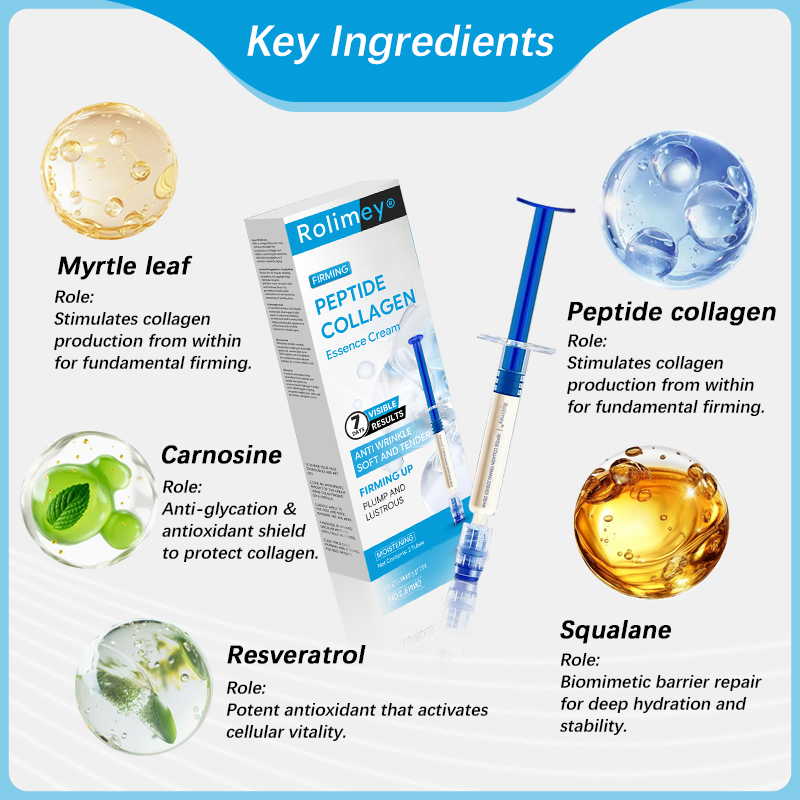 💫💫 Rolimey® Polypeptide Collagen Elastic Essence Cream ⏳(Age-Defying & Wrinkle-Smoothing with Anti-Glycation Support)