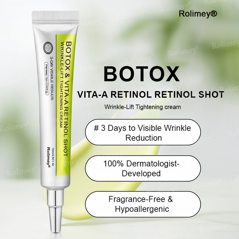❤️👑Made and shipped from Australia 💫Rolimey® Botox & Vita-A Retinol Shot Wrinkle-Lift Tightening cream - Last Day Promotion 50% OFF