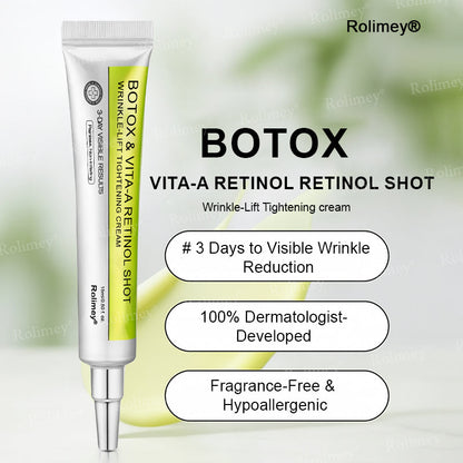 ❤️👑Made and shipped from Australia 💫Rolimey® Botox & Vita-A Retinol Shot Wrinkle-Lift Tightening cream - Last Day Promotion 50% OFF