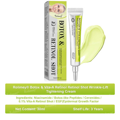 ❤️👑Made and shipped from Australia 💫Rolimey® Botox & Vita-A Retinol Shot Wrinkle-Lift Tightening cream - Last Day Promotion 50% OFF