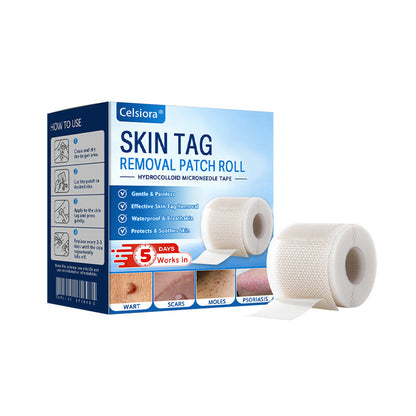 👩‍⚕️👩‍⚕️Celsiora® Multi-Functional Microneedle Hydrocolloid Patch Roll | Targets Skin Tags, Warts & Stubborn Blemishes