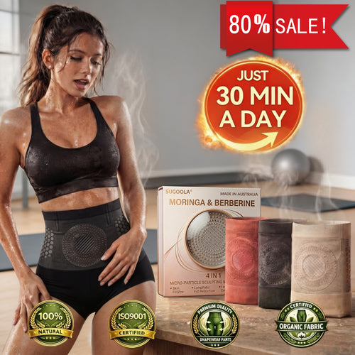 💯Official AU Store 🇦🇺|Sugoola® 𝐌𝐨𝐫𝐢𝐧𝐠𝐚 & 𝐁𝐞𝐫𝐛𝐞𝐫𝐢𝐧𝐞 4‑In‑1 Micro‑Particle Sculpting & Fat‑Burn Shorts