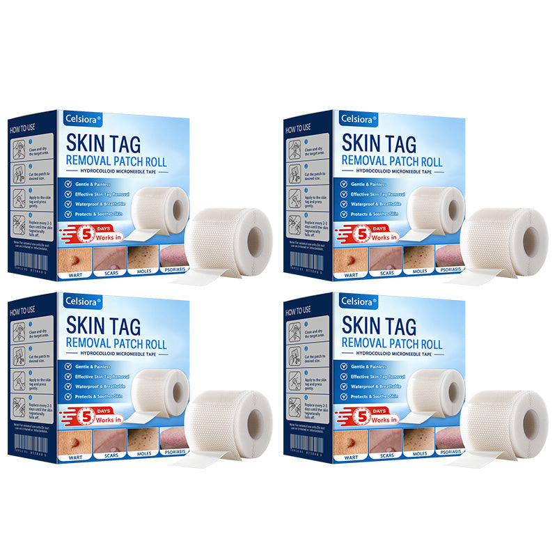 👩‍⚕️👩‍⚕️Celsiora® Multi-Functional Microneedle Hydrocolloid Patch Roll | Targets Skin Tags, Warts & Stubborn Blemishes
