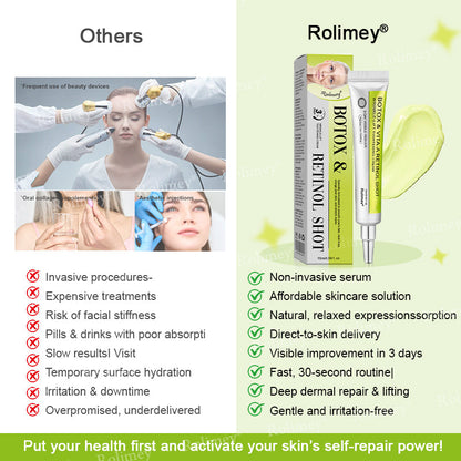 ❤️👑Made and shipped from Australia 💫Rolimey® Botox & Vita-A Retinol Shot Wrinkle-Lift Tightening cream - Last Day Promotion 50% OFF