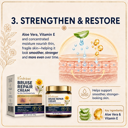 👩‍⚕️🌿Evolvion® Bruise Repair Cream-Advanced daily care for bruise-prone skin