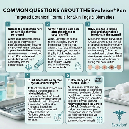 ✨🍃Evolvion® 7-Day Skin Tag & Spot Eraser Painless & Scar-Free Advanced Imperfection Remova𝗜 Ro𝗜𝗜erba𝗜𝗜 Pen