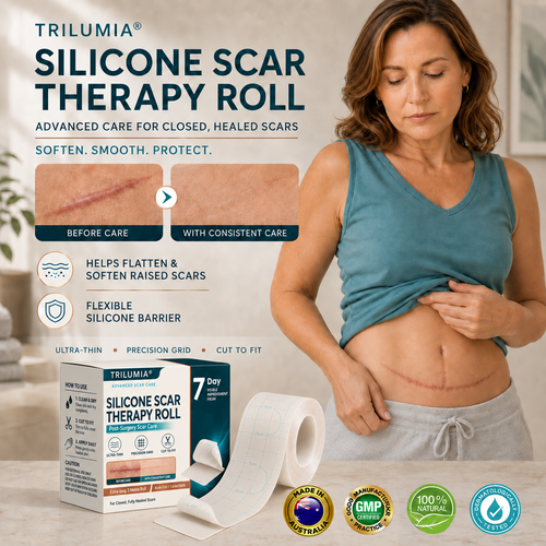🎁🧚TRILUMIA® SILICONE SCAR THERAPY ROLL Help Soften, Flatten & Improve the Appearance of Raised Scars