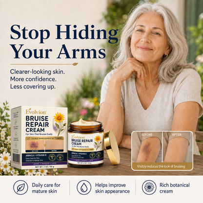 👩‍⚕️🌿Evolvion® Bruise Repair Cream-Advanced daily care for bruise-prone skin