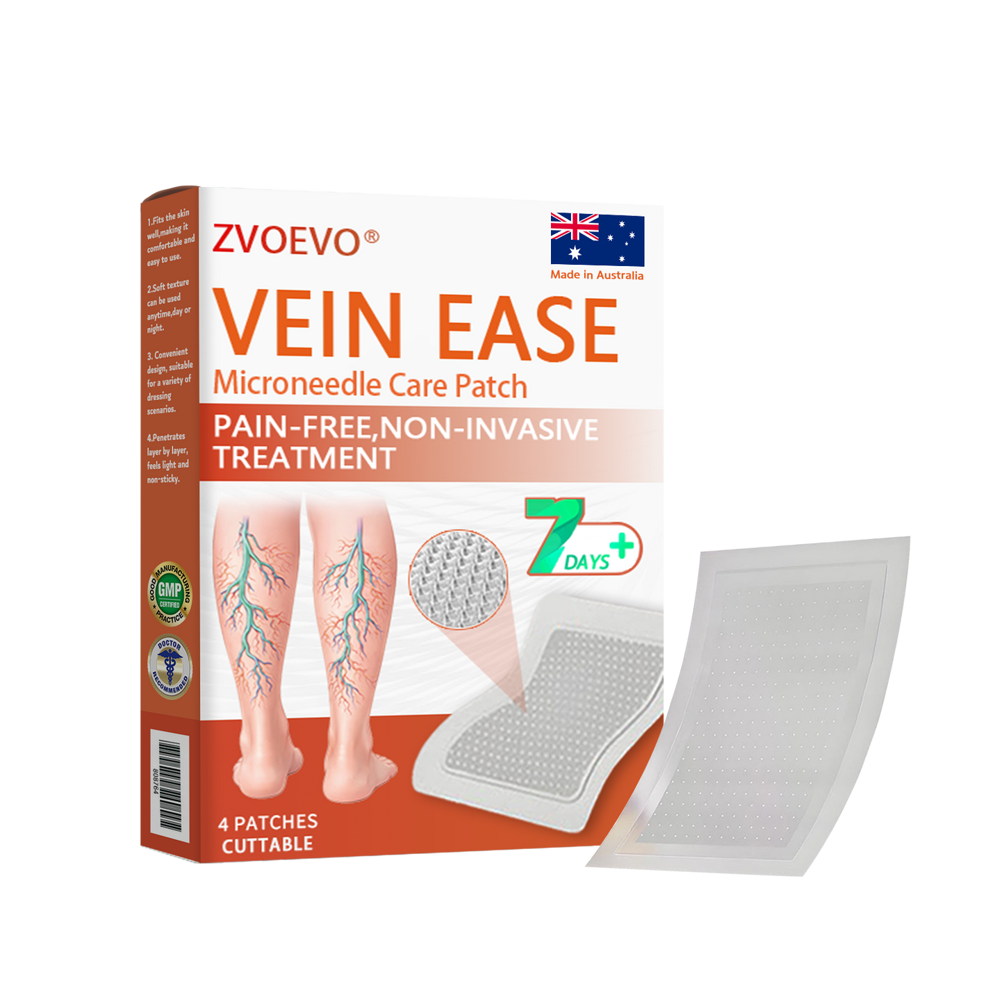 👨‍⚕️🌿Zvoevo® Vein Ease Microneedle Care Patch(For Spider Veins, Varicose Veins, Swelling & Leg Fatigue) - Last Day Promotion 50% OFF