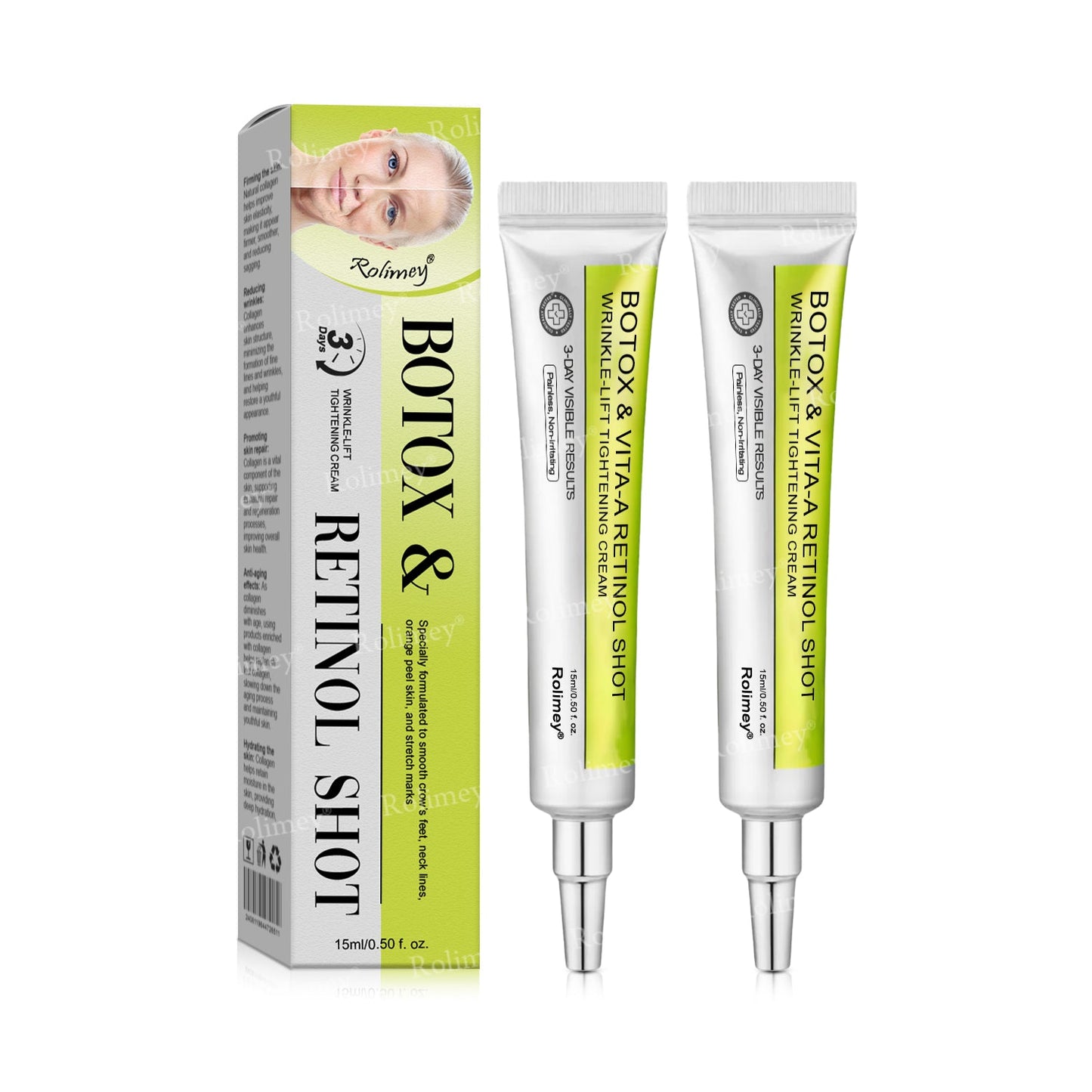 ❤️👑Made and shipped from Australia 💫Rolimey® Botox & Vita-A Retinol Shot Wrinkle-Lift Tightening cream - Last Day Promotion 50% OFF